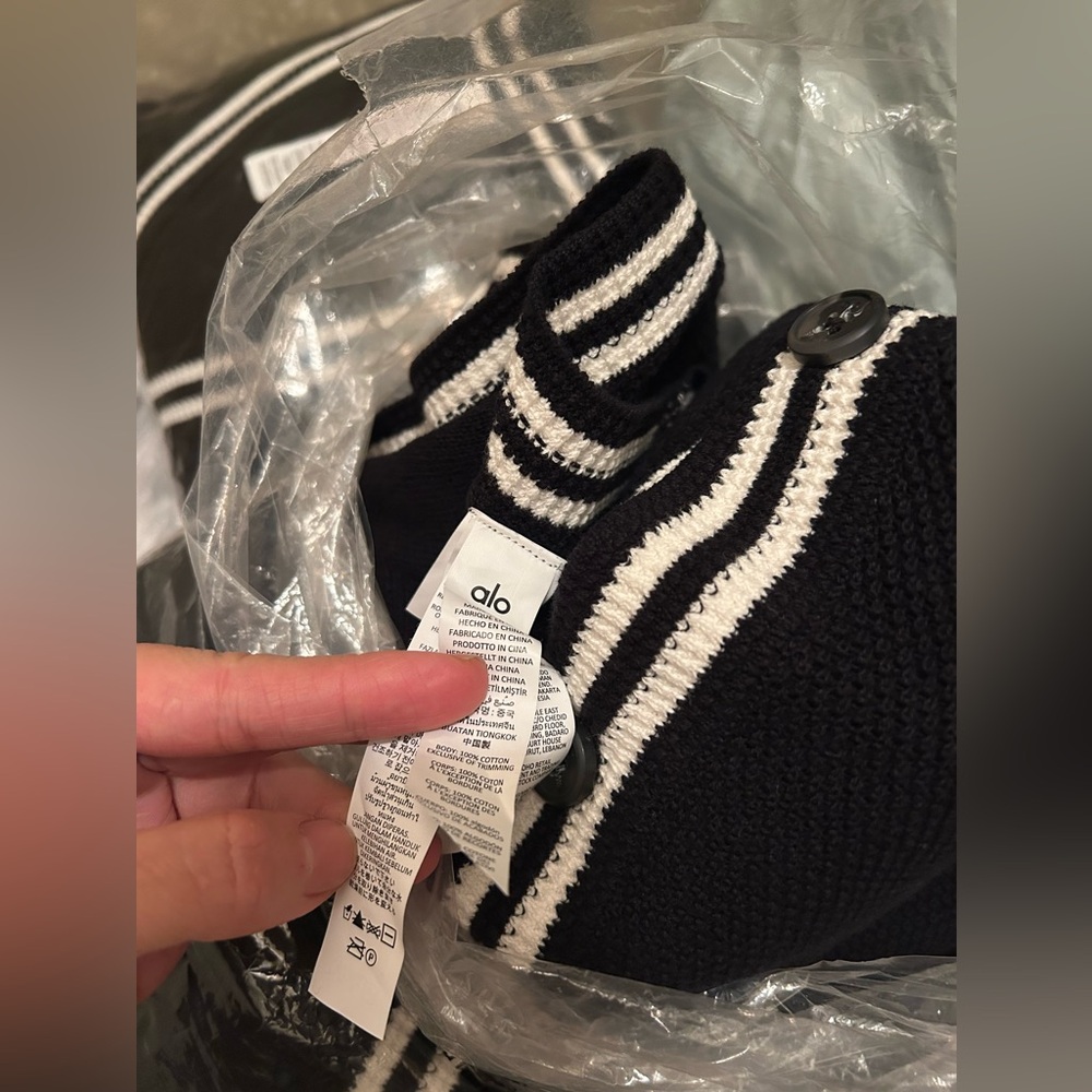 ALO Yoga Tennis Club cardigan XXS XS S M L - Picture 11 of 16